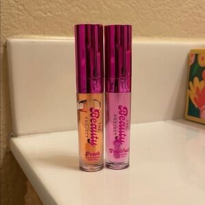 Peach and Grapefruit Lip Gloss Set